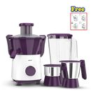Philips Juicer Mixer Grinder with 3 Jars HL7568/01 500W and XL feeding tube