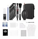 AUTOWT Camera Cleaning Kit - 35 Pieces Professional DSLR Camera Accessory Cleaning Kit with Sensor Cleaning Tissue Lens Cleaner Air Blower Microfiber Cleaning Cloth Tool Box
