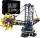 Mould King 17006 Bucket Wheel Excavator 4588 PCS with Motor/APP Remote Control