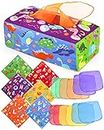 Baby Tissue Box Toy, Baby Toys 6-12 Months, Magic Tissue Box Sensory Toys for Babies & Toddlers, Montessori Toys for Babies 6 to 12 Months, Preschool Learning Toys for Infant Boys Girls