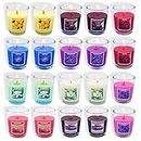 20 Packs Scented Aromatherapy Candle with 10 Fragrances, 1.8 Oz Soy Votive Candle for Home Decoration, Candle Gifts Baskets for Christmas Thanksgiving Anniversary