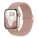 Suitisbest Braided Band Compatible with Apple Watch Straps 40mm 41mm 38mm 42mm 44mm 45mm 49mm Women, Anti-Slip Stretchy Elastic Replacement Strap for iWatch Band SE Ultra2/Ultra 9 8 7 6 5 4 3 2 1