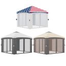10' x 10' Pop Up Canopy Foldable Party Tent with Nettings