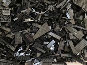 BY THE POUND 1 LB Black Lego Bulk Lot Authentic Genuine Clean Washed Brick