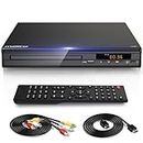 DVD Player for TV,All Region Free CD/DVD Player with HDMI/AV Output,Support Mic's/Karaoke,USB/SD Card Reader,Contains HDMI/AV Cable for NTSC/PAL DVD Players,Full Function Remote Control for DVD Player