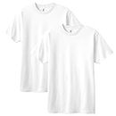 American Apparel Unisex-Erwachsene Kurzarm, Stil G1301, 2er T-Shirt, Weiß (2-er Pack), M