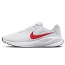 Nike Mens Revolution 7 White/University RED-Midnight Navy Running Shoe - 8 UK (9 US) (FB2207-101)