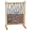 Melissa & Doug 9381 Wooden Multi-Craft Weaving Loom: Extra-Large Frame (22.75 x 16.5 inches)