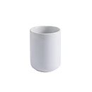 RabyLeo Pure Color Ceramic handleless Straight Cup Mug Water Cup Hotel Hotel Cup Toothbrush Cup mouthwash Cup Teacup Hospitality. (White)