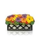 Nora Fleming Love Blooms here (Window Box) A409 Hand-Painted Ceramic Floral Décor - Spring Minis for The Home and Office