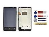 Yixi LCD Display Touch Screen for Nokia Lumia 920 Screen Replacement Black Digitizer Repair Parts with Frame