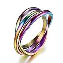 Spinner Rings for Anxiety Women Size 5 Fidget Ring Gold