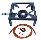 CAST Iron Burner LPG Gas Stove Large Cooker Boiling Ring Iron Frame Outdoor 8kW