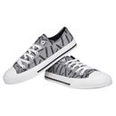 NFL Oakland Raiders Repeat Print Low Top Sneakers Women's Shoes NEW