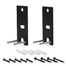 Tendodo 1 Pair of Black Wall Mount Brackets Replacement for Bose 752341-0010 OmniJewel Wall Bracket Compatible with Bose Lifestyle 650 Home Entertainment System and Bose Surround Speakers 700