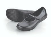Zapatos de trabajo para mujer Shoes For Crews Mary Jane II negros antideslizantes