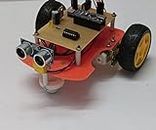 Vigyanics Obstacle Avoiding Robot Using Ultrasonic Sensor with Project Report - Pre-Programmed Ready Robot