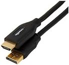 Amazon Basics Uni-Directional DisplayPort to HDMI Video Display Cable, 4K@30Hz - 3 Feet, Black - (Not Compatible with Mobile Phones)