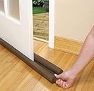KBS Door Bottom Sealing Strip Guard Stopper Sealer for Sound and Dust Proof Home Office Kitchen Accessories Item Smart Gadgets Products (Size-39 inch) (Pack of 1) (Brown/Black)