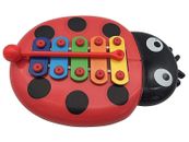 Kids Beetle Xylophone Toy Baby Childs Musical Development Instruments 5-Note Red