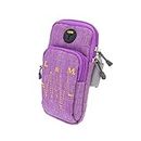 Gatuida Cell Phone Holsters with Belt Clip Phone Holsters for Men Belt Arm Wristband Outdoor Sports Armband Cell Phone Pouch Sports Phone Bag Fitness Sleeve Purple