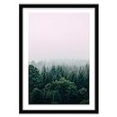 Colossal Art House Nature Poster Frame Large Wall Painting (13x17 Inch Framed Picture with Poster)(Multicolour)