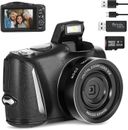 NBD Digital Camera 4K 48MP Compact Vlogging Video Camera for Beginner w/ 32GB TF
