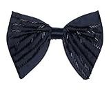 KRAWATTE Men’s Pre-Tied Designer Micro Silk Butterfly Bow Tie (DB-20)