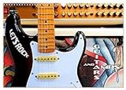 Guitars and Amps - Let's Rock (Wall Calendar 2024 DIN A3 Landscape), CALVENDO 12 Month Wall Calendar