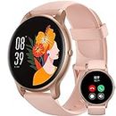 Genuine Japanese Smart Watch, Round Shape, Call Function, Heart Rate, Android Compatible, iPhone Compatible, Smart Watch for Women, 1.32 in (33 mm), IP68 Waterproof, Activity Meter, Pedometer, Sports Watch, Wristwatch, Wristwatch, Pedometer, Calories, Sleep, Health Management, Free Dial Setting, Incoming Call & Message Notifications (Ringtone and Vibration), Weather, Music, Alarm, Arm Life, 7 Days of Use, Super Lightweight, Smart Watch Strap Replacement Japanese instruction manual included. New Fall 2023