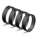 JEDELEOS Replacement Belts 301291 for Kirby Avalir, Sentria, Heritage 2, Diamond Edition, Generation G3 G4 G5 G6 G7 & Ultimate G Vacuum Series (Pack of 4)
