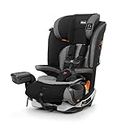 Chicco MyFit Zip Air 2-in-1 Harness + Booster Car Seat for Toddlers and Big Kids, 5-Point Harness, Belt-Positioning Booster, Zip-and-Wash Fabrics, 3D AirMesh Breathability, Q Collection , Black