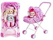 Shivaaro Baby Doll Collection (Mini Stroller Baby - Real Stroller/PRAM for Your Baby Doll)