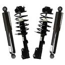 AutoShack Set of 4 Front Complete Struts Coil Spring and Rear Shock Absorbers Replacement for 2011-2020 Dodge Grand Caravan 2011-2016 Chrysler Town & Country 2011-2014 VW Routan 3.6L V6 FWD CSTKS0086