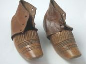 hooves children's shoes leather & wood