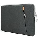 JETech Laptop Sleeve for 15-Inch Notebook, Compatible with MacBook Air 15-Inch M2 2023, MacBook Pro 15-Inch, MacBook Pro 16-Inch, Waterproof Shockproof Case with Accessory Pocket Bag (Dark Grey)
