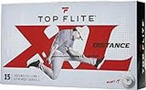 2019 New Top-Flite XL Distance Golf Balls - Maximum Distance & Durability - White (15 Balls)
