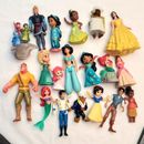 Disney Toys | 19 Pc Of Disney Princess Cute Mini Doll Toddler Miniature Figure Character Toys | Color: Gold/Pink | Size: Osg