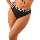 Plus Size Women's High Waist Bikini Bottom by Swimsuits For All in Daisy (Size 12)