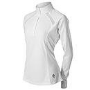 Equinavia Ingrid Womens Equestrian Long Sleeved Show Shirt with Cooling Mesh - White - L