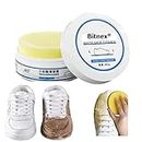 Bitnex White Shoe Cleaning Cream Stain Remover,Shoes Whitening Cleaning,Stain Remover Cleansing Cream for Shoe,Sneaker Cleaner White Shoes,for Leather Shoes,Sports Shoes,Canvas Shoes