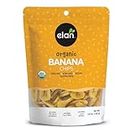 Elan Organic Banana Chips, 135g, Non-GMO, Vegan, Gluten-Free, Kosher, Sweetened with Organic Sugar, Crunchy Snacks, Sweet Snacks