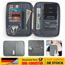 Reisepass Etui Reise Brieftasche Travel Wallet Reise Börse Organizer Reisemappe