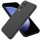 HWPIVOX Case for Vivo Y17s 4G, Silicone Protective Phone Case for Vivo Y17s 4G with Silicone Lanyard, Slim Thin Soft Shockproof Cover for Vivo Y17s 4G Silicone Case Black