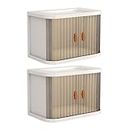 swabs Star Collapsible Storage Bins with Lids Folding Storage Box, Plastic Storage Bins for Closet Organizers and Storage, Stackable Closet Organization Boxes for Bedroom, Multicolour