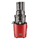 Kuvings Juicer | REVO830 | Slow Juicer | Double filling Opening | Cold Press Juicer Machine for Whole Fruits and Vegetables | Automatic Cutting System | Dark Red Matt