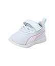 Puma Unisex-Baby Flyer Flex AC Inf Dewdrop-White-Fast Pink Sneaker - 3 UK (19556425)