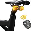 Clignotant arrière LED pour vélo, aste par USB, sans fil, accessoires pour VTT