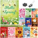 12 Pcs/Set Garden Flags Double Sided Yard Flags All Seasons Holidays 12X18 Inch