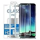 NOVAGO Compatible avec Samsung Galaxy S8 Plus,S8+,S9 Plus,S9+ -Pack de 2 Films Protection écran en Verre trempé résistant incurvé 3D (compatibles Toutes Coques et Housses)-Transparent